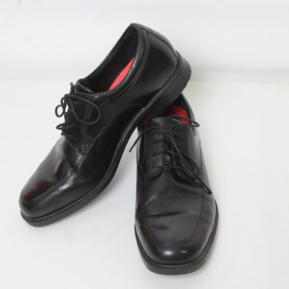 Men's Rockport Adiprene by Adidas Black Leather Size 12 - Picture 1 of 9